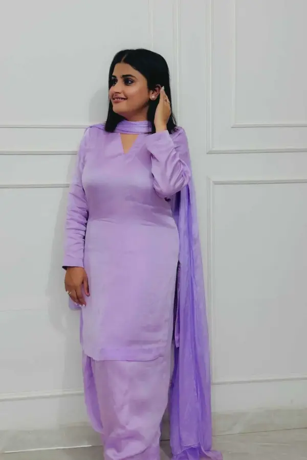 Lavender-e-Maharani Farshi shalwar