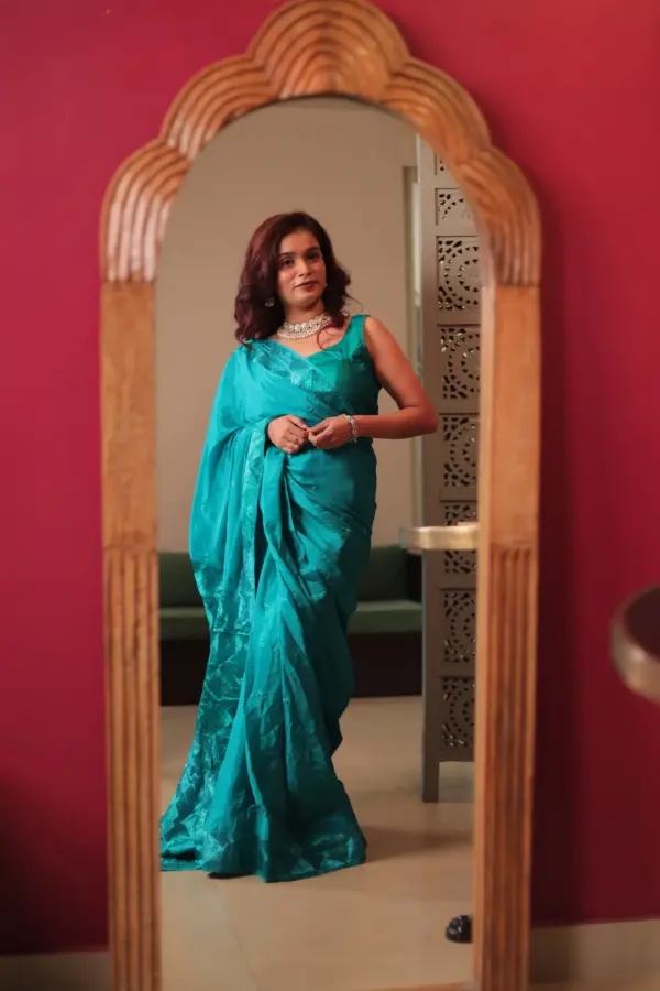 Rani Mohani sarhee in Sea Green